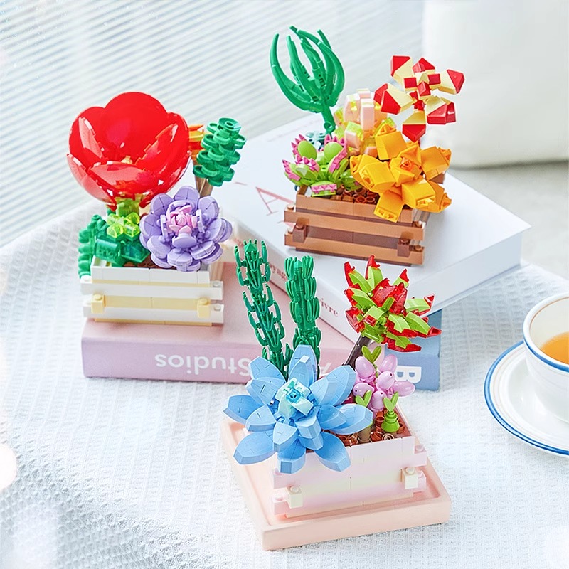 Succulent Garden-Something Blue